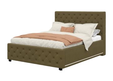 Тапациран кревет со подница со подигање, Алберт 200x160