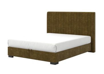 Тапациран кревет со подница со подигање, Бари