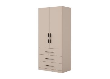 Омара 220x102 со фиоки, 525 црна 256, Цвита Некст