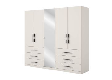 Ормар 220x252 со 6 фиоки, 525 црна 256, Cvita Next