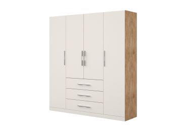 Ормар 220x202 со фиоки, 525 алу 256, Цвита Некст