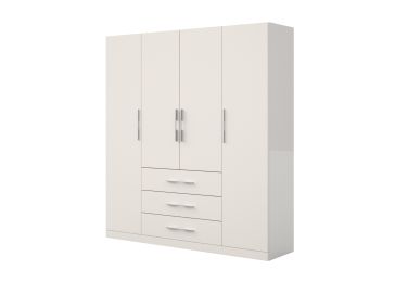 Ормар 220x202 со фиоки, 525 алу 256, Цвита Некст