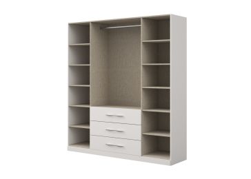 Ормар 220x202 со фиоки, 525 алу 256, Цвита Некст