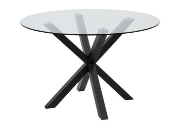 Маса кружна фи 119, црно мат метал, Heaven