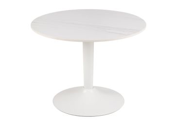 Маса барска кружна фи 80, bijelo, Malta