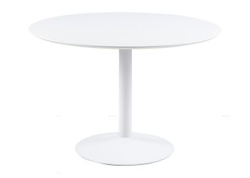 Маса кружна фи 110, бела, Ibiza