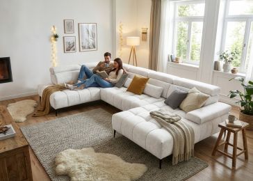 Голема гарнитура во П форма со елетрична функција, Кјото XXЛ