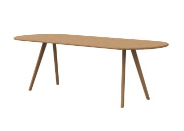 Maca со дрвено подножје, Ламер Овал