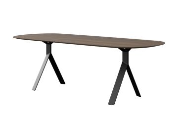 Стол со метално подножје, Ламер Свис