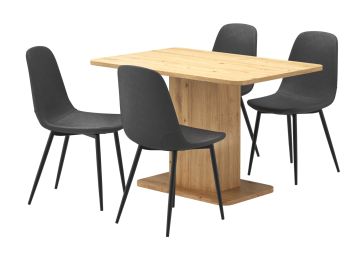 Трпезариски сет, маса Нардо и 4 столчиња Целиа