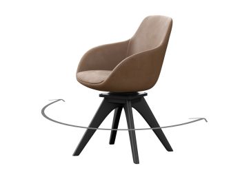 Фотелја, тип А црна, Ордос