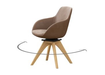 Фотелја, тип А даб масло, Ордос