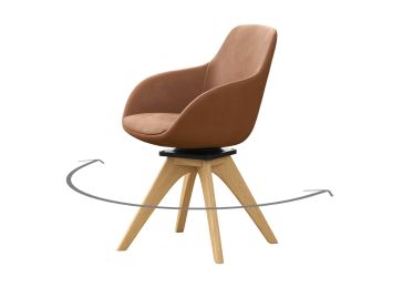 Фотелја, тип А даб масло, Ордос