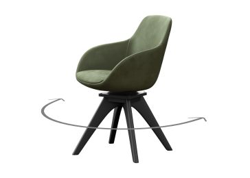 Фотелја, тип А црна, Ордос