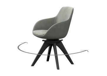 Фотелја, тип А црна, Ордос