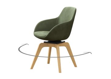 Фотелја, тип Б даб масло, Ордос