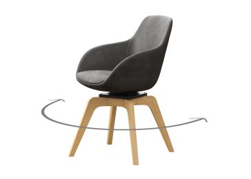 Фотелја, тип Б даб масло, Ордос