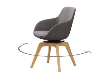 Фотелја, тип Б даб масло, Ордос