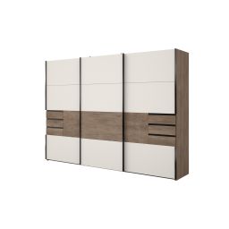 Ормар лизгачки 6L, 220x300, црна, Цвита Некст