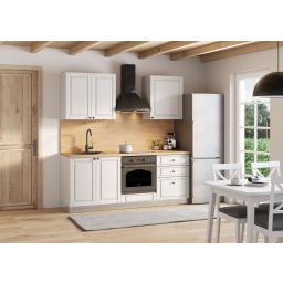 Блок кујна , Јулија бел. mat/бел./даб шале , 200 цм